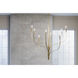 Livadia 8 Light Champagne Bronze Chandelier Ceiling Light, 1 Tier Large